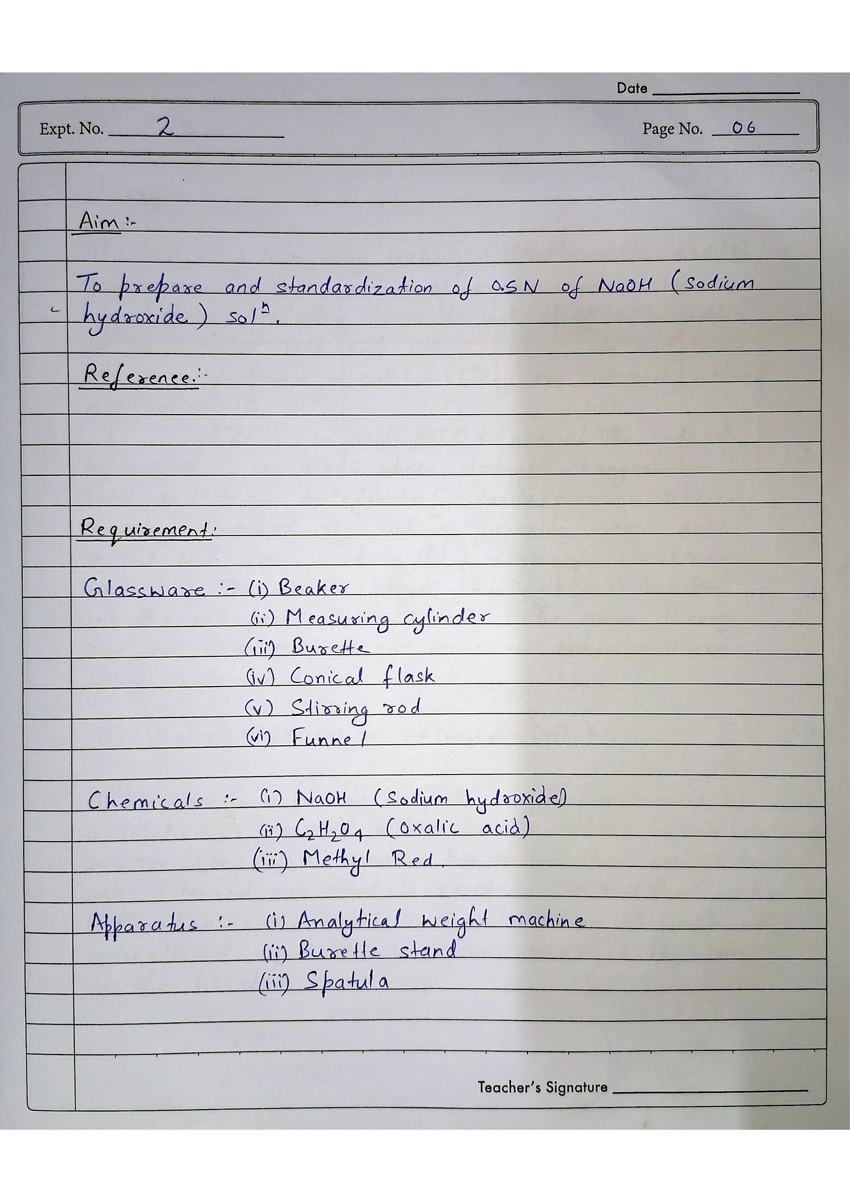 Pharmaceutical Analysis Practical